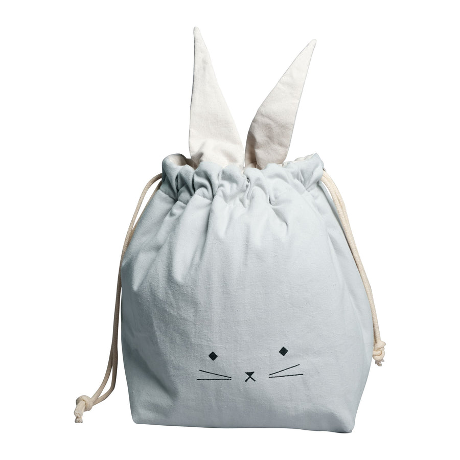 Foggy Blue Cat Storage Bag Baby Mobile Accessories Fabelab 