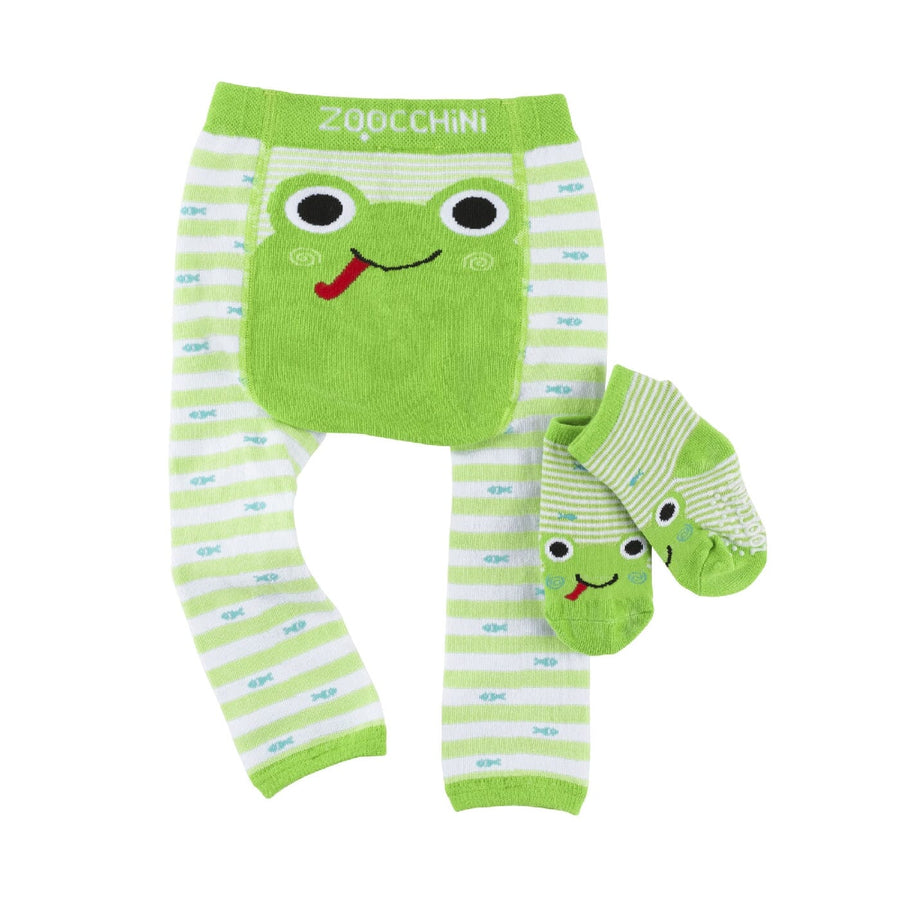 Frog Baby Legging & Socks Set Baby & Toddler Socks & Tights Zoocchini 
