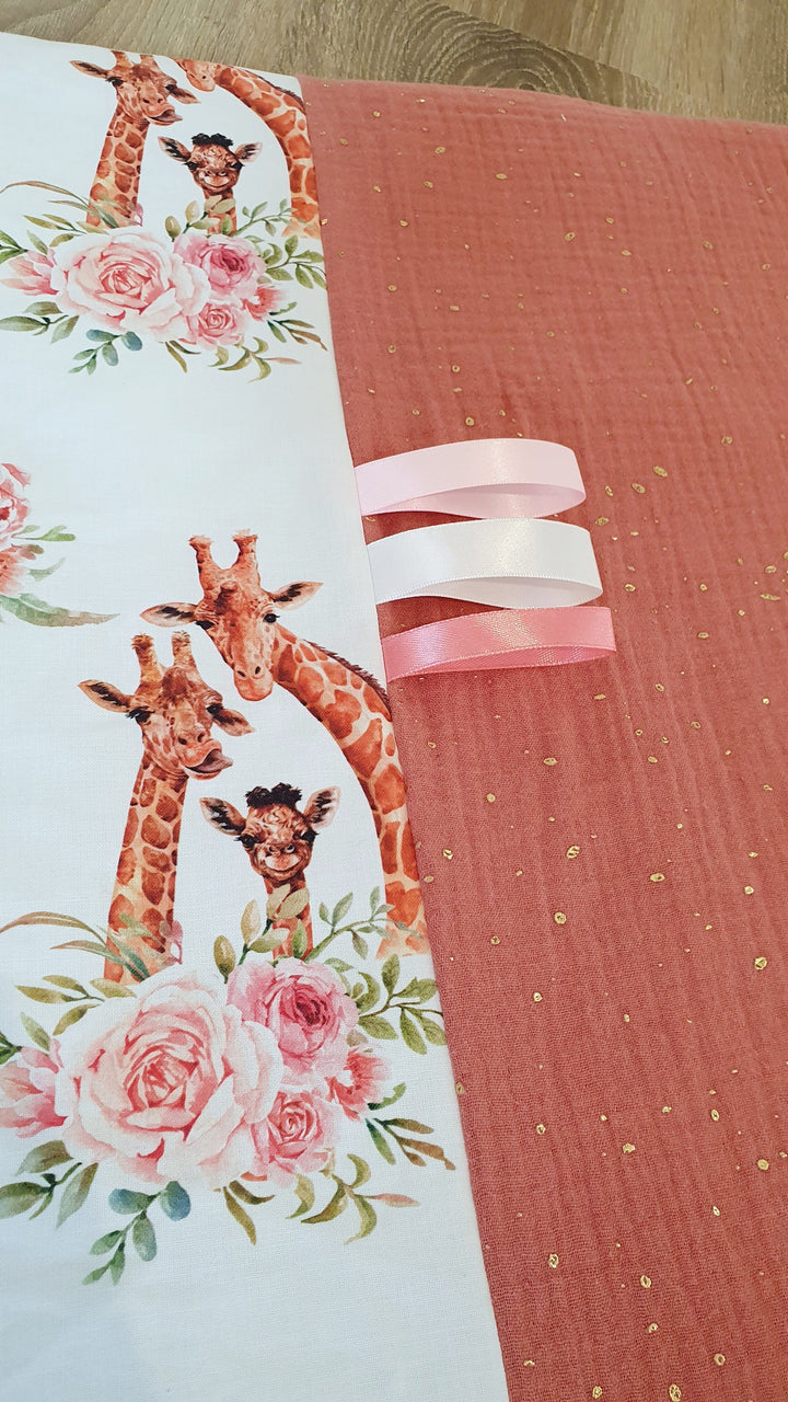 Giraffe Themed Playmat Blanket Play Mats Cotton and Company 