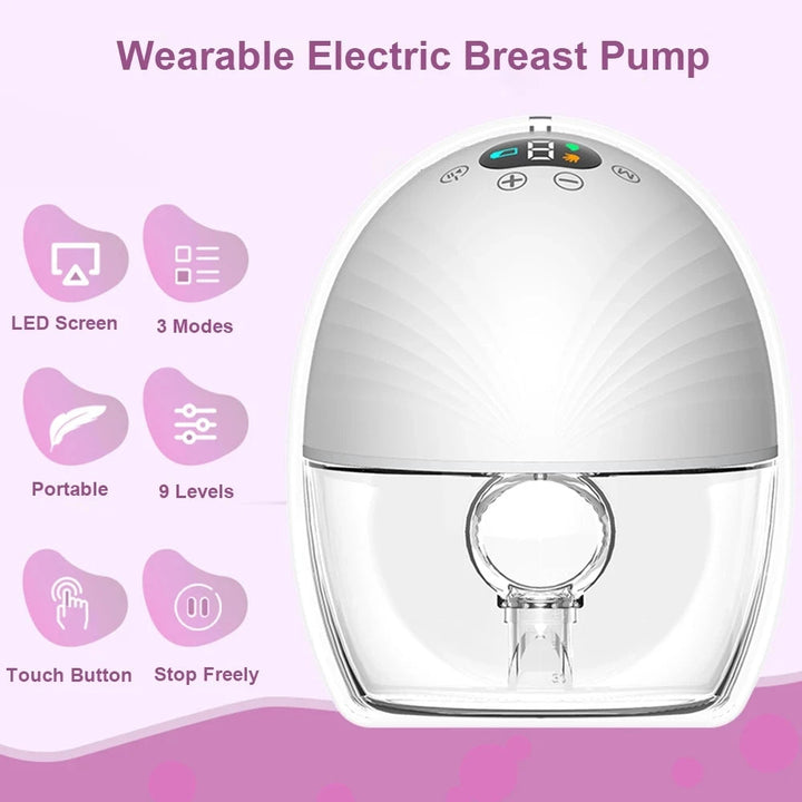 Hands-Free Electric Breast Pump, Wearable Breast Pump Breast Pumps Mini Bee 
