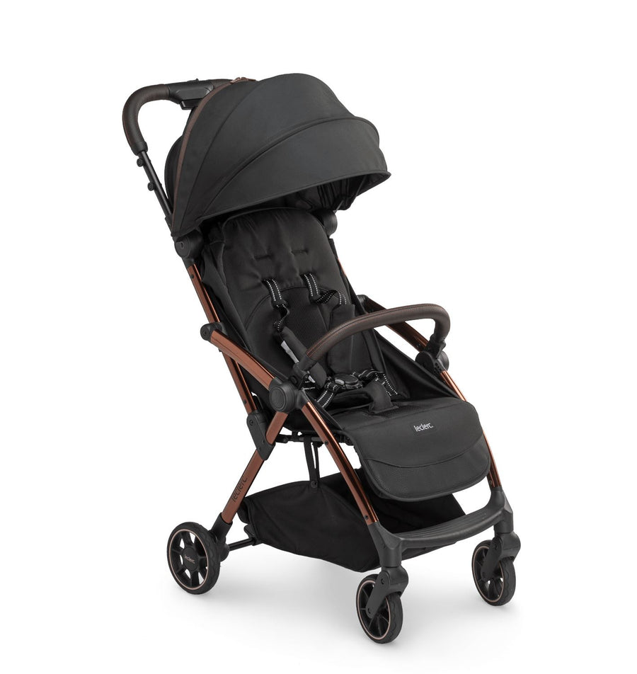 Leclerc Baby Influencer Stroller - Black Brown Baby Stollers Leclerc Baby 