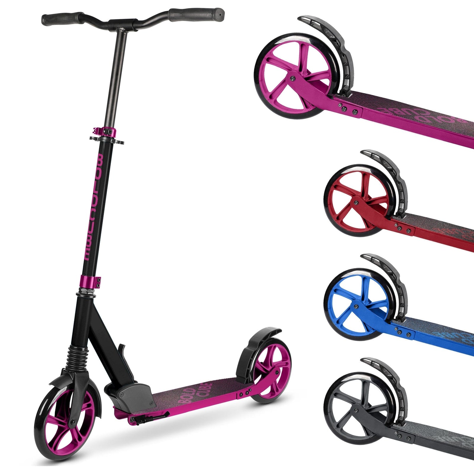 Magenta - Big 2 Wheel Scooter Mini Bee Big Wheeler
