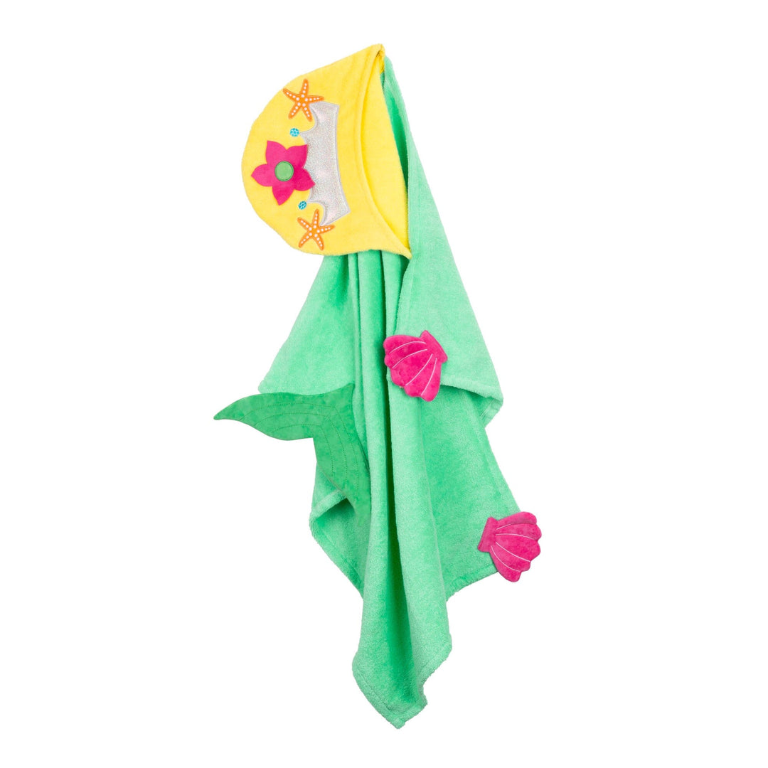 Marietta the Mermaid Luxury Towel with Hood Baby & Toddler Swimwear Zoocchini 