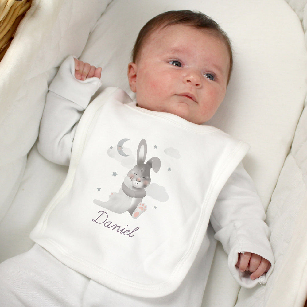 Personalised Baby Bunny Bib Bibs Mini Bee 