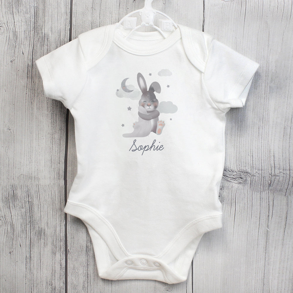 Personalised Baby Bunny Vest Baby One-Pieces Mini Bee 