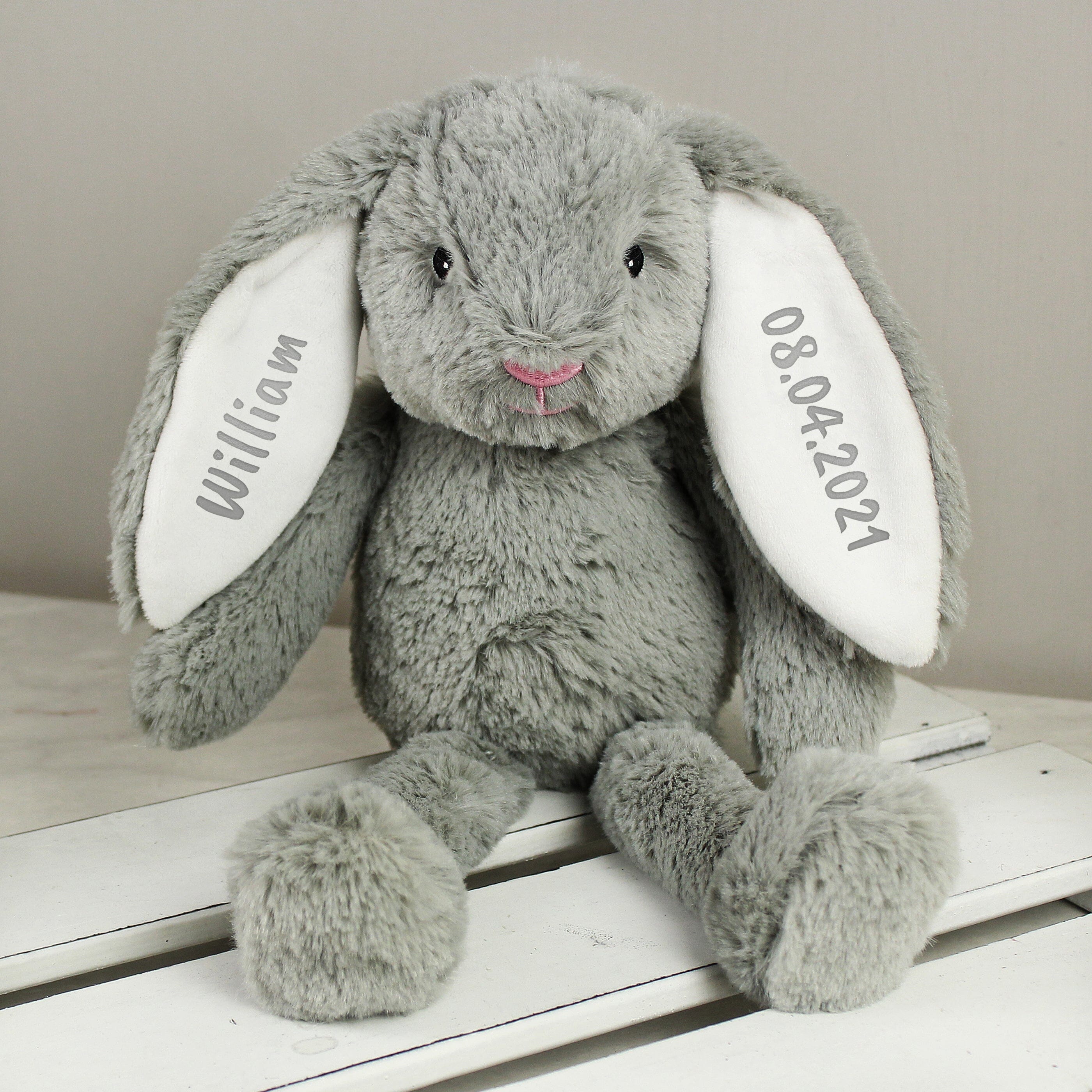 Personalised Bunny Rabbit Soft Toy – Mini Bee