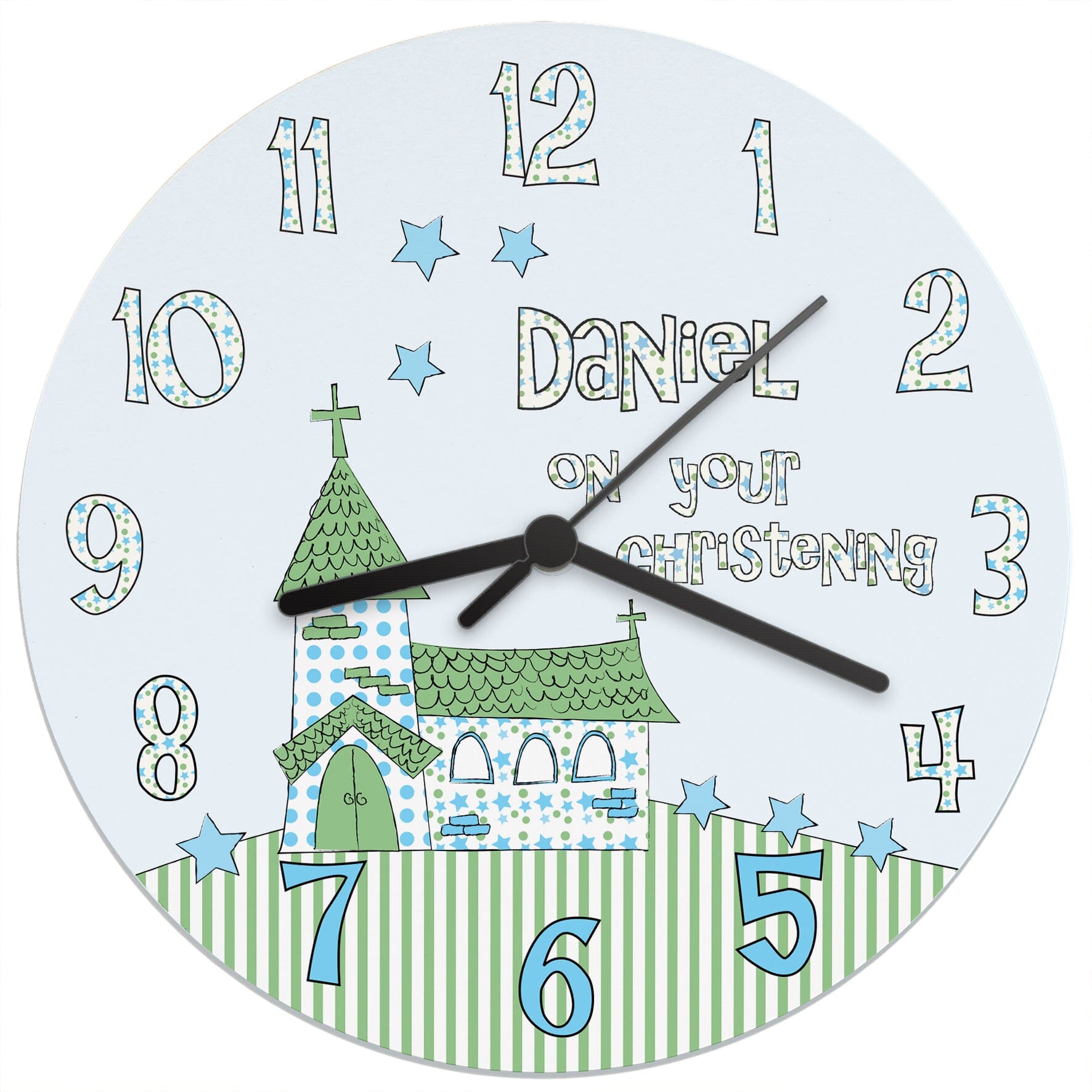 Train Wood Nursery Wall Clock selling Personalized, Baby Kids