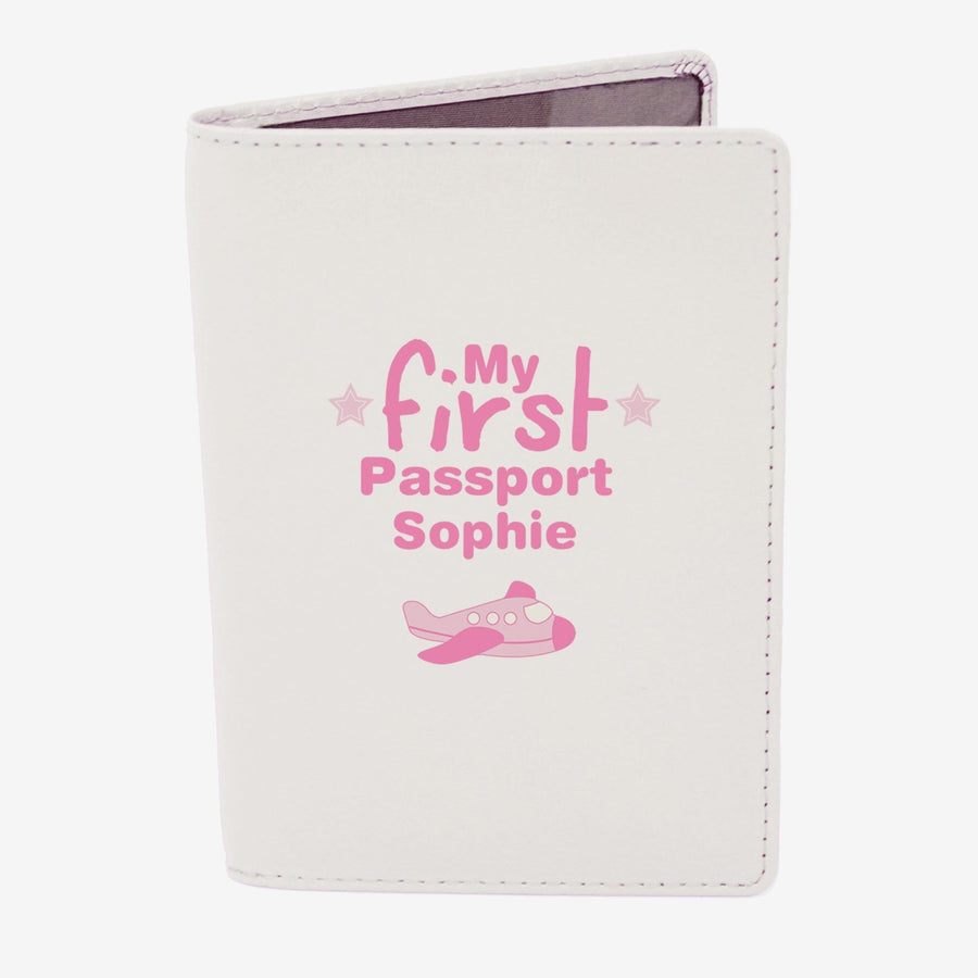 Personalised My First Cream Passport Holder Luggage Tags Mini Bee 