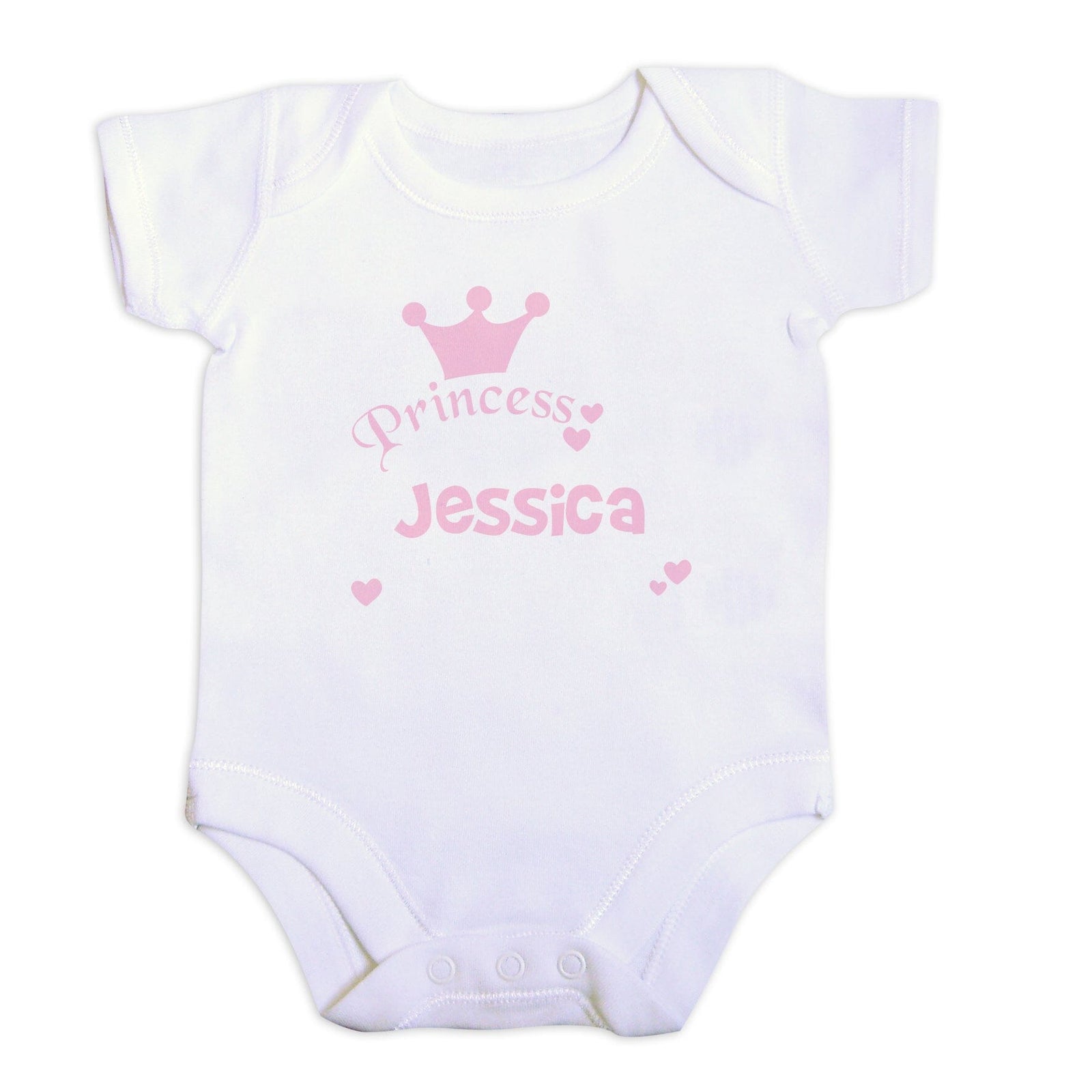 Personalised Princess Baby Vest Baby One-Pieces Mini Bee 