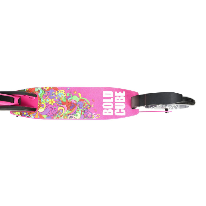 Pink - Big 2 Wheel Scooter Big Wheeler BOLDCUBE Scooters 
