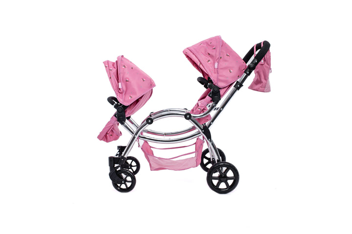 Roma Darcie Pink Twins Dolls Pram Dolls Pram Roma 