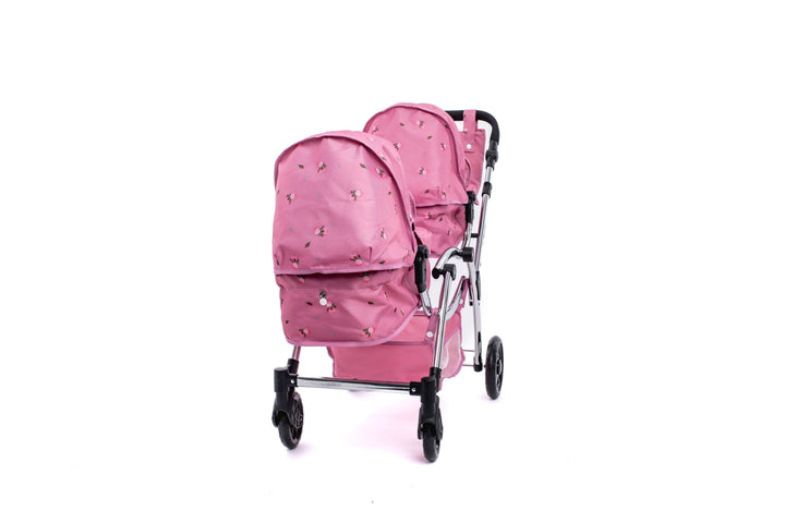 Roma Darcie Pink Twins Dolls Pram Dolls Pram Roma 