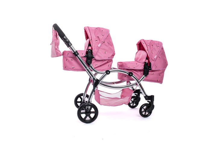 Roma Darcie Pink Twins Dolls Pram Dolls Pram Roma 