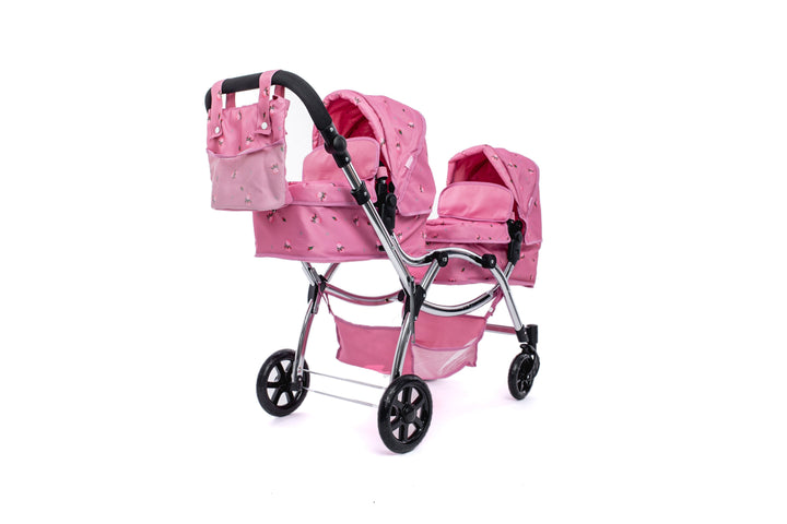 Roma Darcie Pink Twins Dolls Pram Dolls Pram Roma 