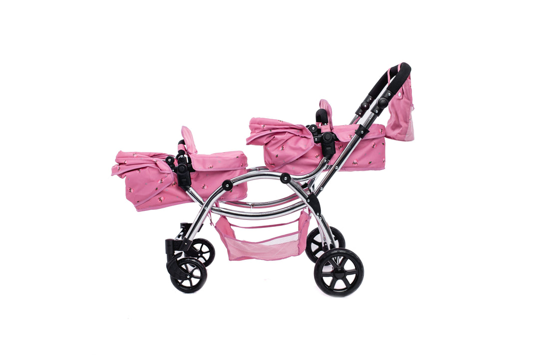 Roma Darcie Pink Twins Dolls Pram Dolls Pram Roma 