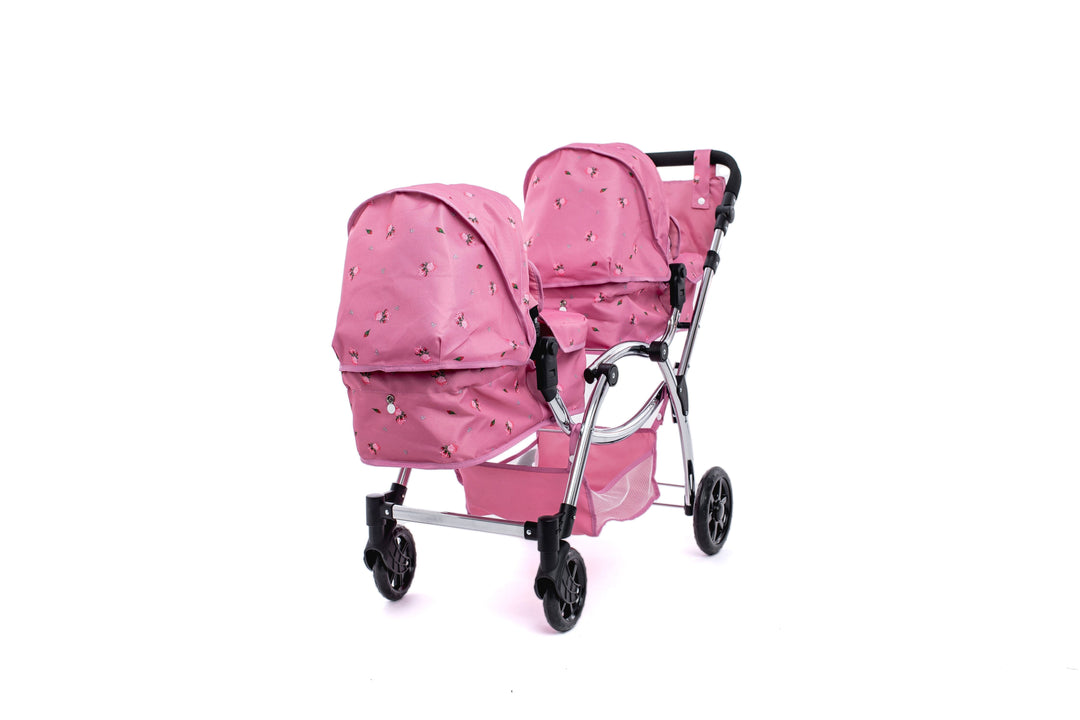 Roma Darcie Pink Twins Dolls Pram Dolls Pram Roma 