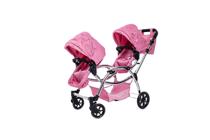 Roma Darcie Pink Twins Dolls Pram Dolls Pram Roma 