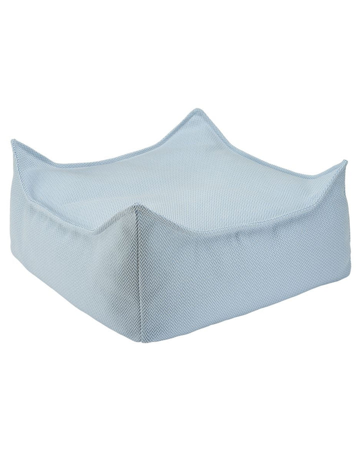Wigiwama Azure Outdoor Square Ottoman Floor Chairs Wigiwama Azure 