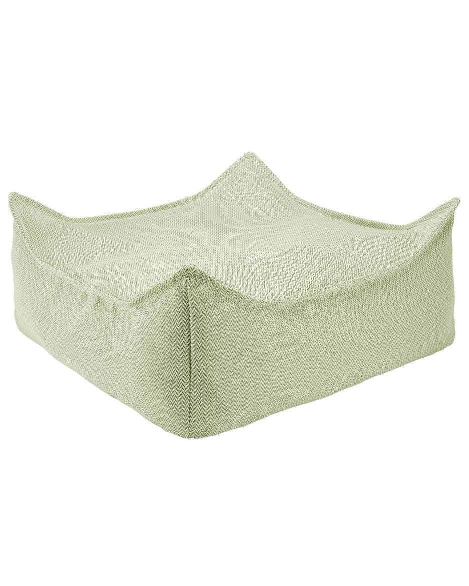 Wigiwama Azure Outdoor Square Ottoman Floor Chairs Wigiwama Herba 