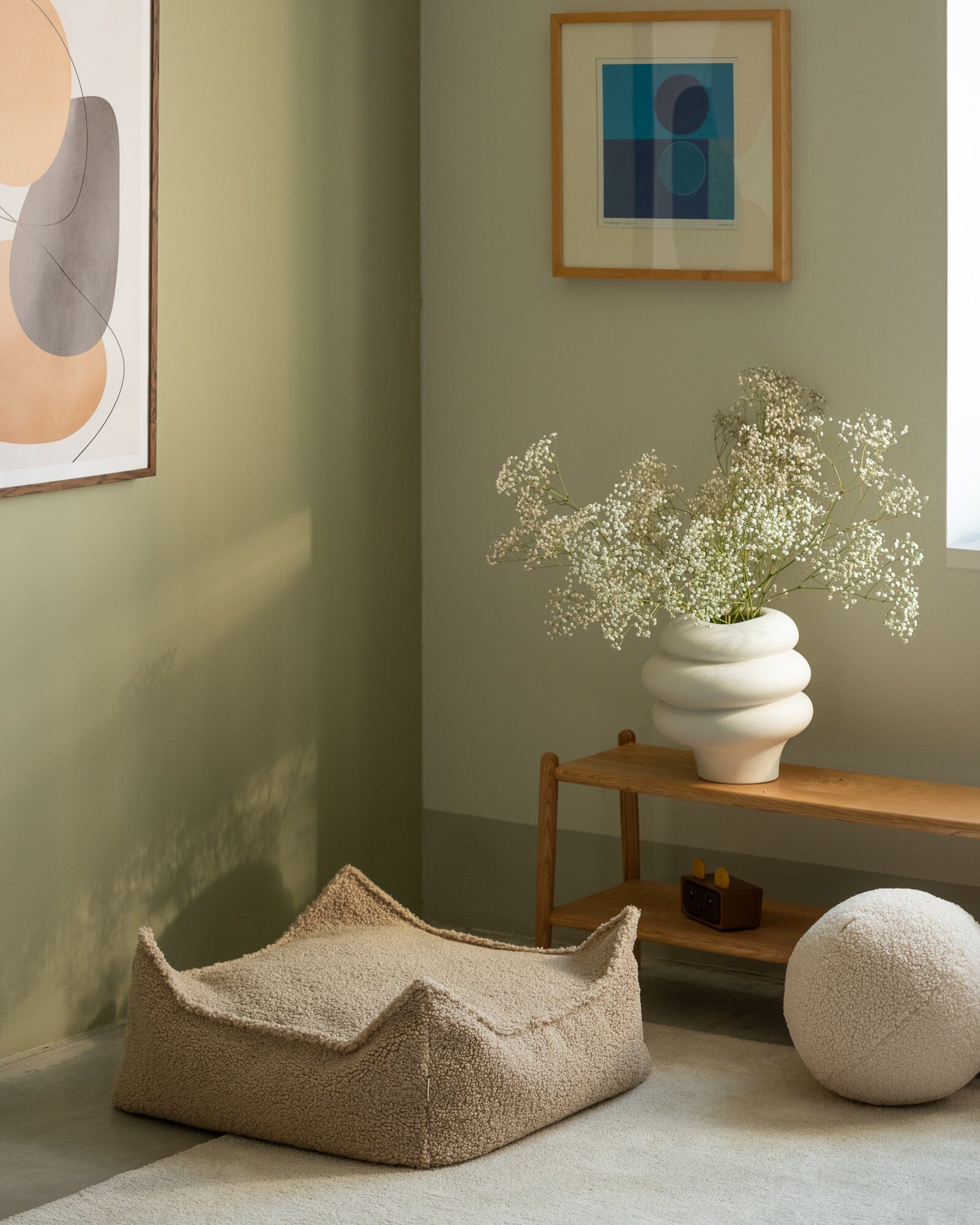 Wigiwama Biscuit Square Ottoman Pouffe Wigiwama 